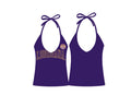 Purple Reign Triangle Tank Top LSU Tigers Louisiana halter Ladies