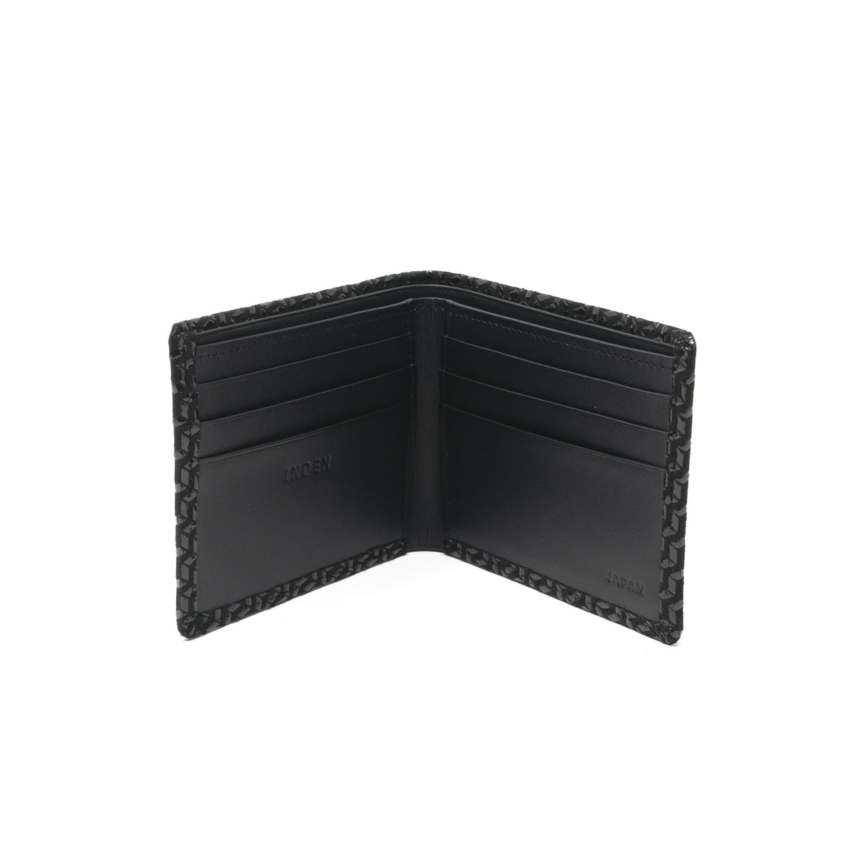 Men's Folded Wallet (Narrow Type) - Chevron-S Inden Japan