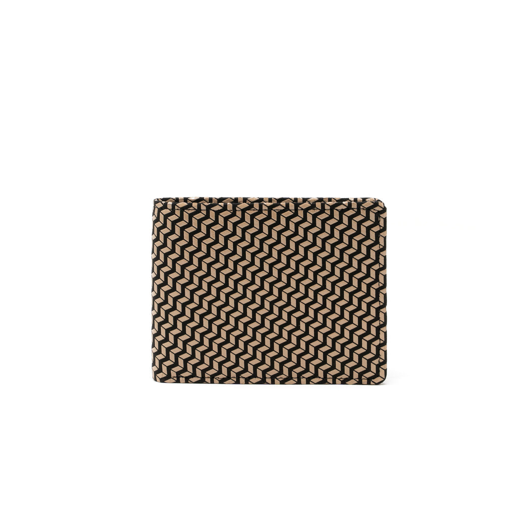 Men's Folded Wallet (Narrow Type) - Chevron-S Inden Japan