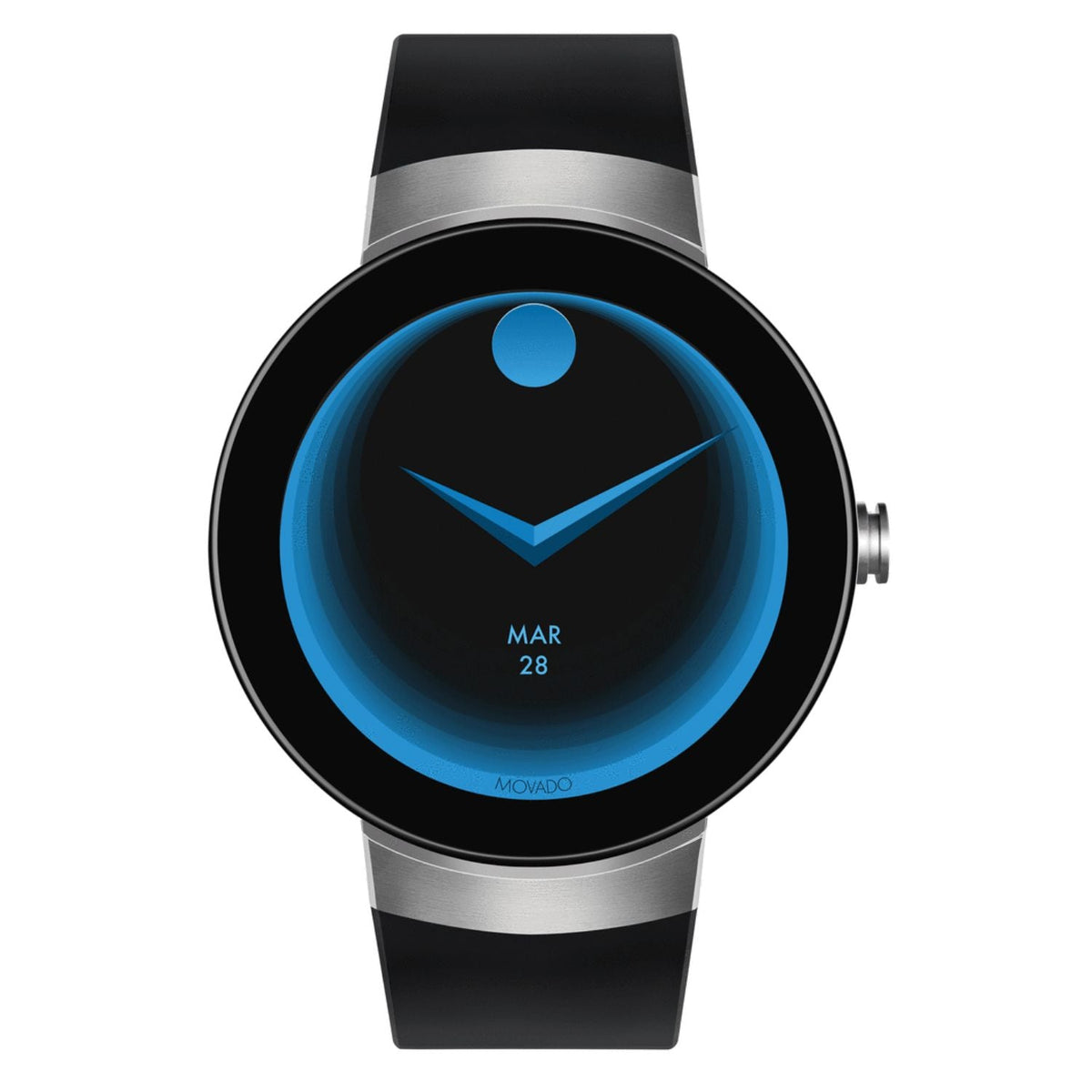 Movado Unisex's Connect Watch Men's Ladies Black Blue Luxury designer