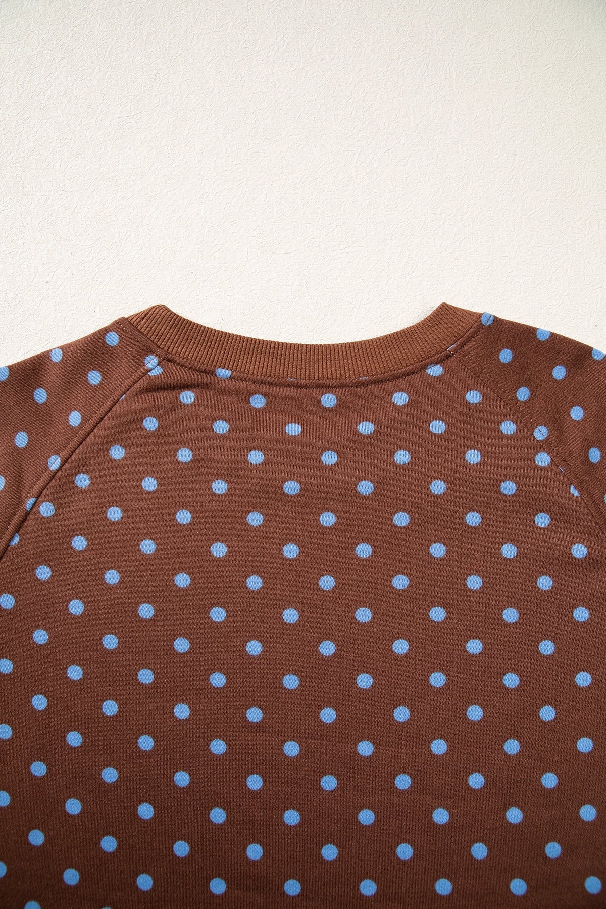 Jane Polka Dot Drawstring Wide Leg Long Sleeve Top Pant Set Outfit