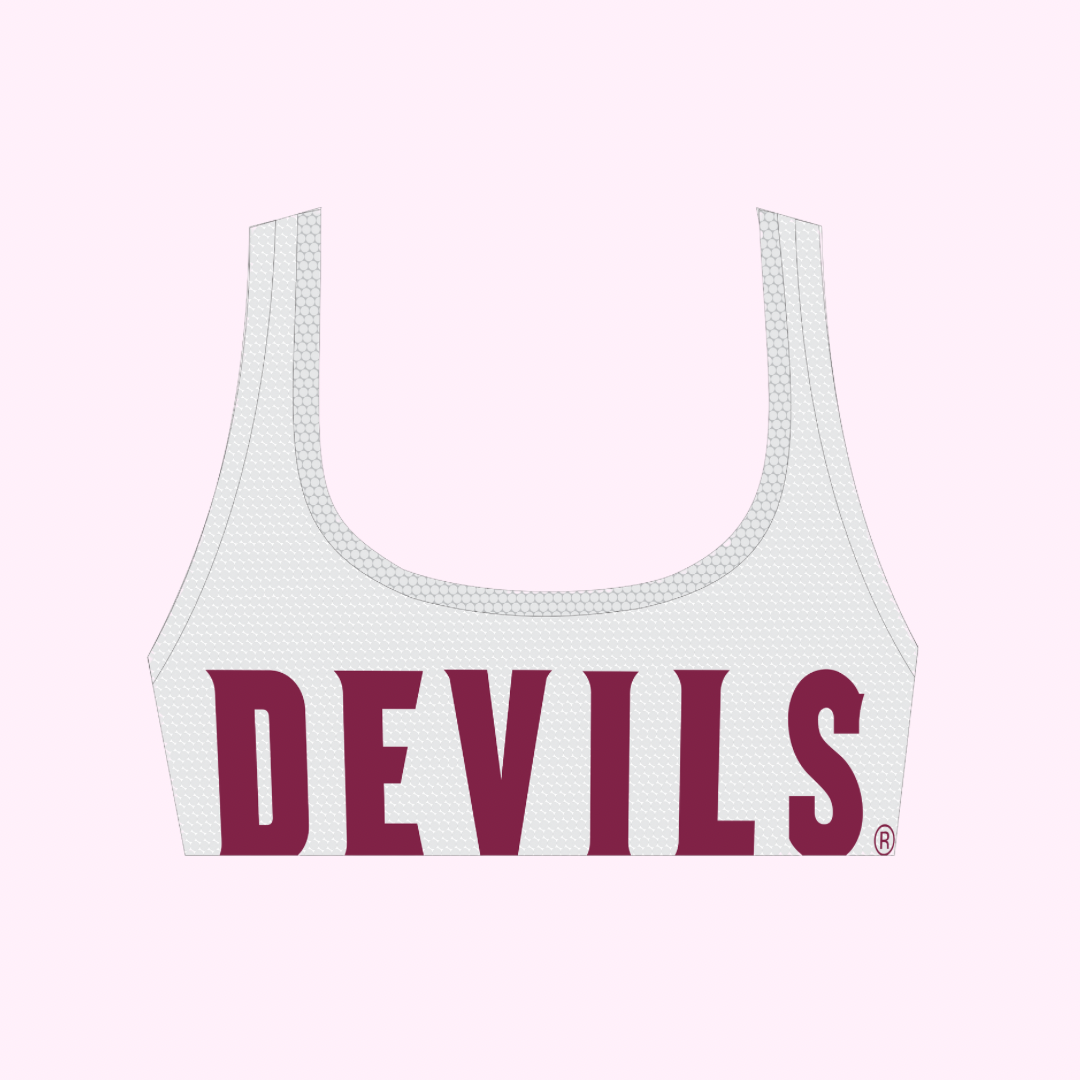 Sun Devils Mesh Bra Top *new* tank cropped sports ladies ASU Arizona State