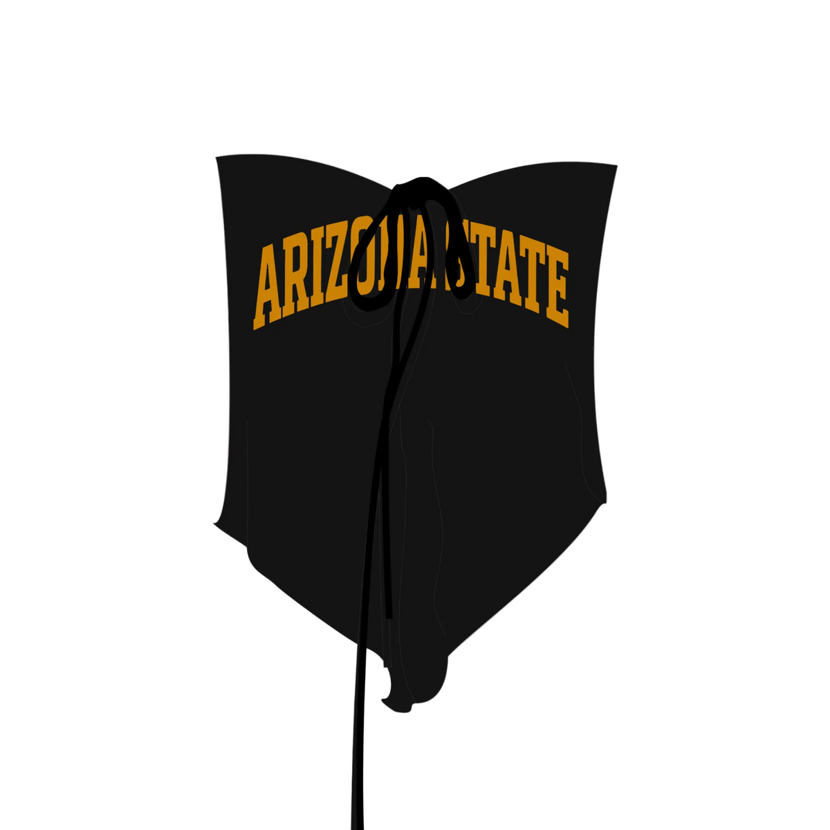 ASU Arizona State strapless Sun Devils Sweetheart Tube Top shirt cropped