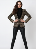 Diamond Inlay Blazer, Wall Street | BYMANYC ® New York Rhinestone Career Business