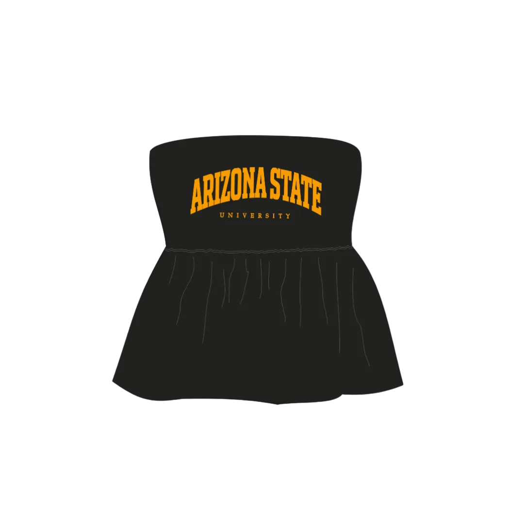 Sun devils Moxy Tank Strapless top Arizona State ASU blouson shirt