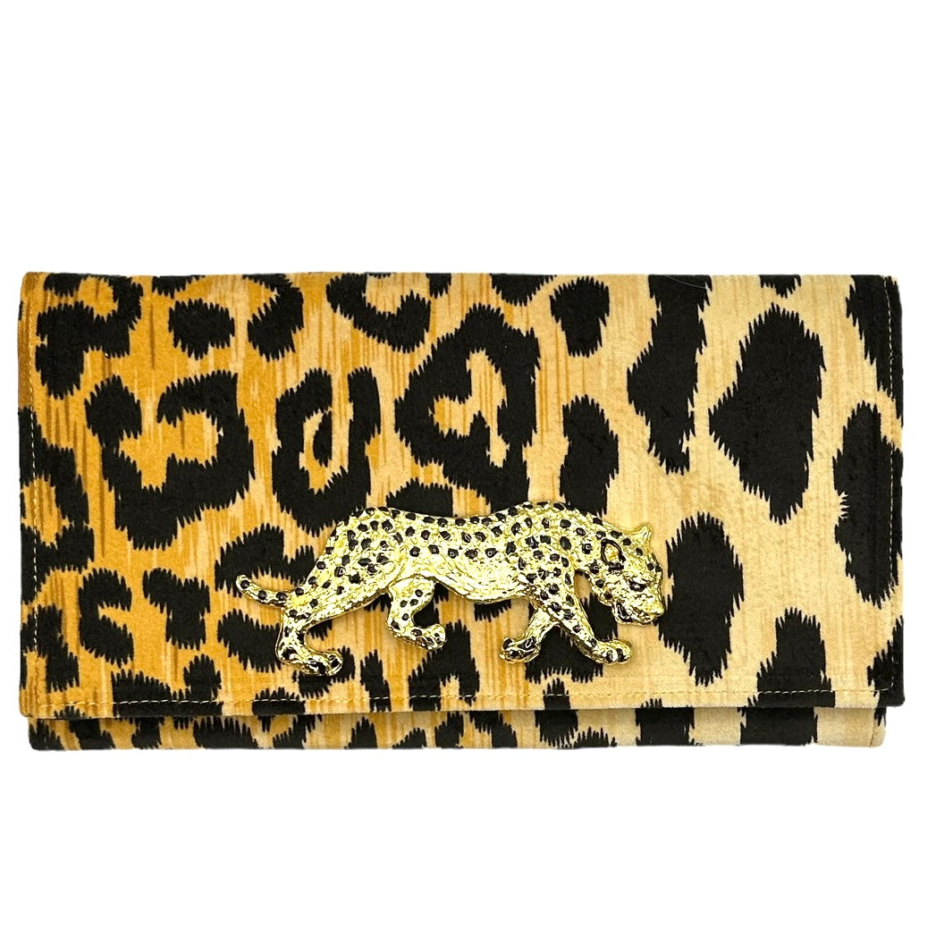 Ashley Clutch handbag purse Garland Bags leopard cheetah