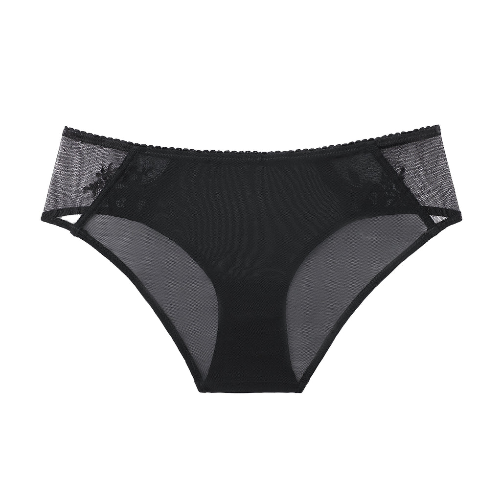 Amour d'Agnette Cache Kim Stretch Lace & Mesh Hipster Brief Panty