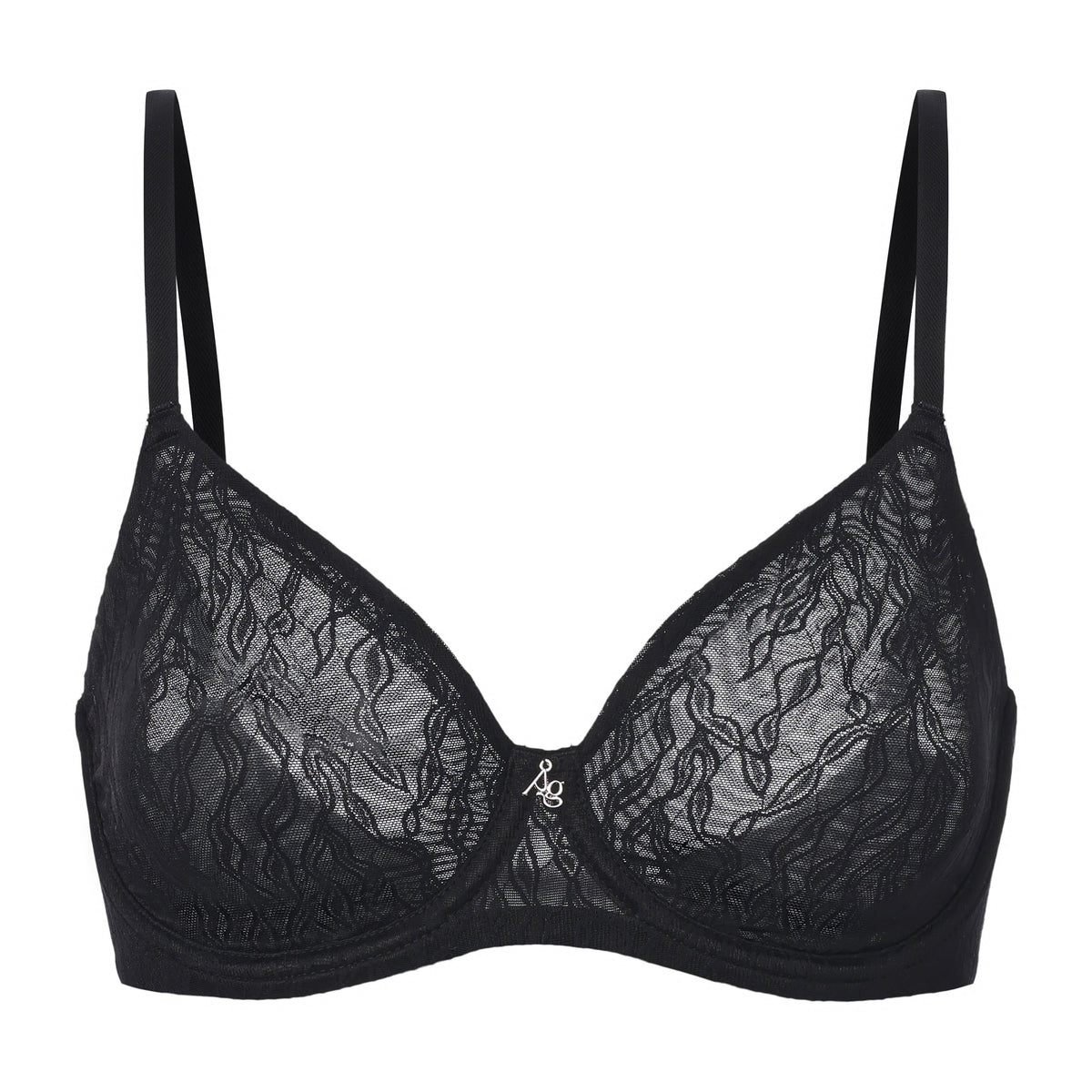 Julie Molded Lace & Mesh T-Shirt Bra Amour D'Agnette 3 colors