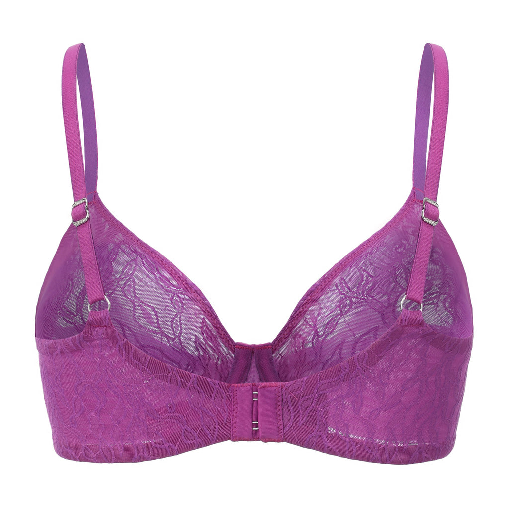 Julie Molded Lace & Mesh T-Shirt Bra Amour D'Agnette 3 colors