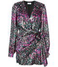 Eugina Fuchsia Short Dress Silk Maison Beverly Hills Raquel Diniz