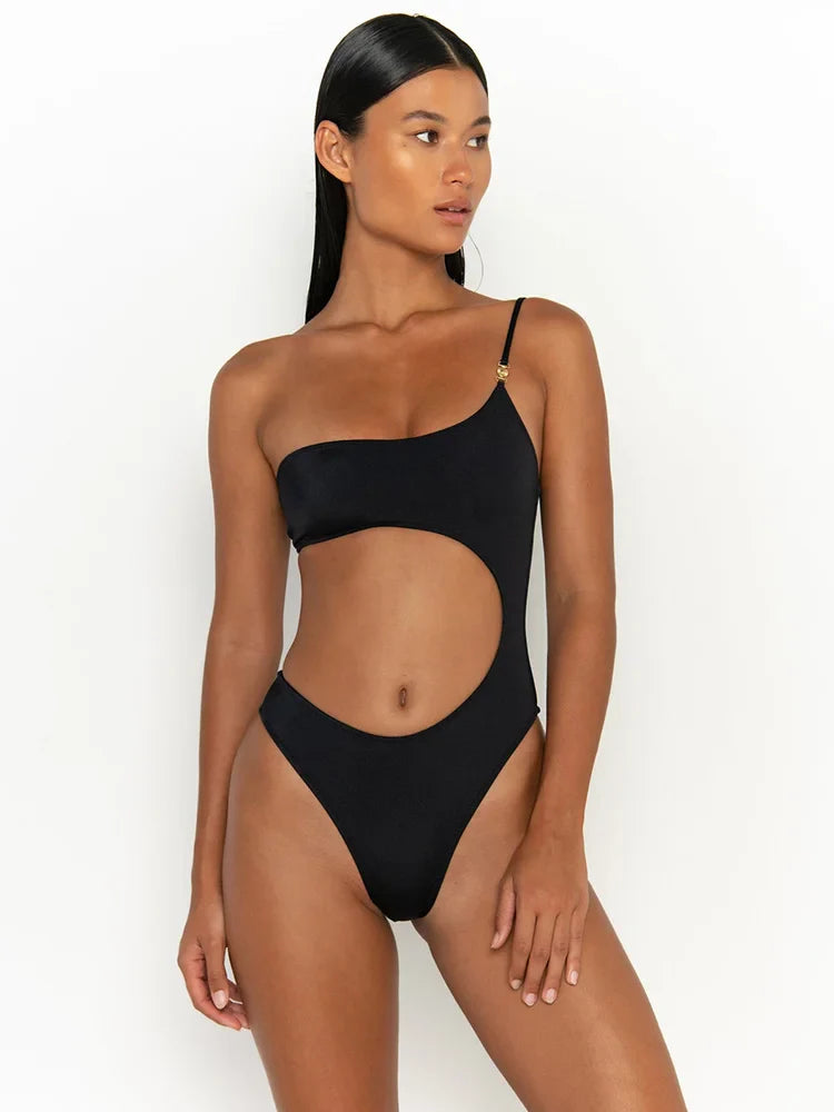 Onika one piece swimsuit cutout monokini