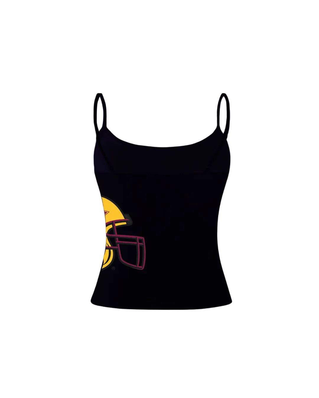 Sun Devils football helmet tank top shirt ladies fitted spandex ASU Arizona State