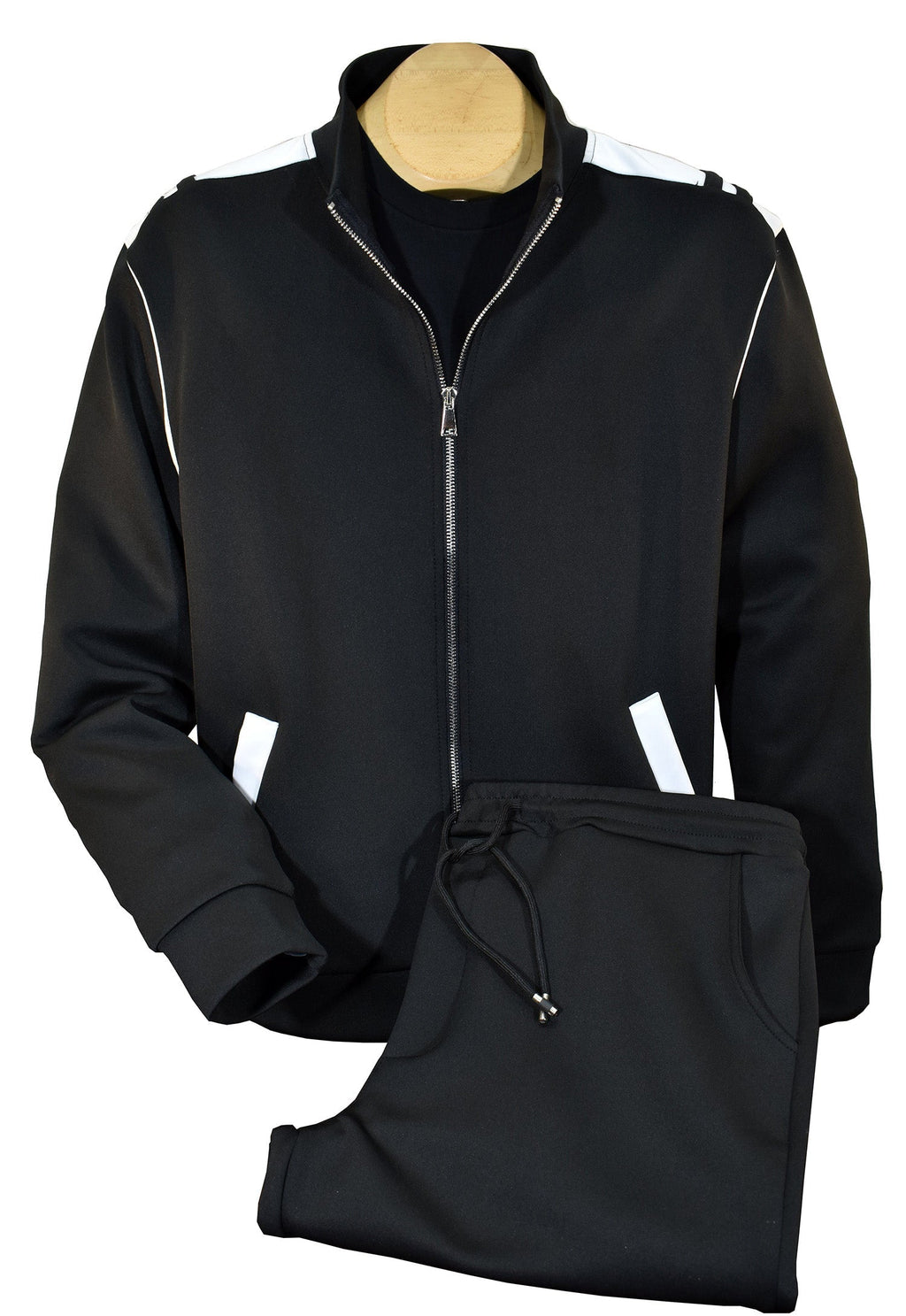 Italian Garda 2 PC Leisure Set Gionfriddo Jacket & Pants Outfit Men's Zip athletic