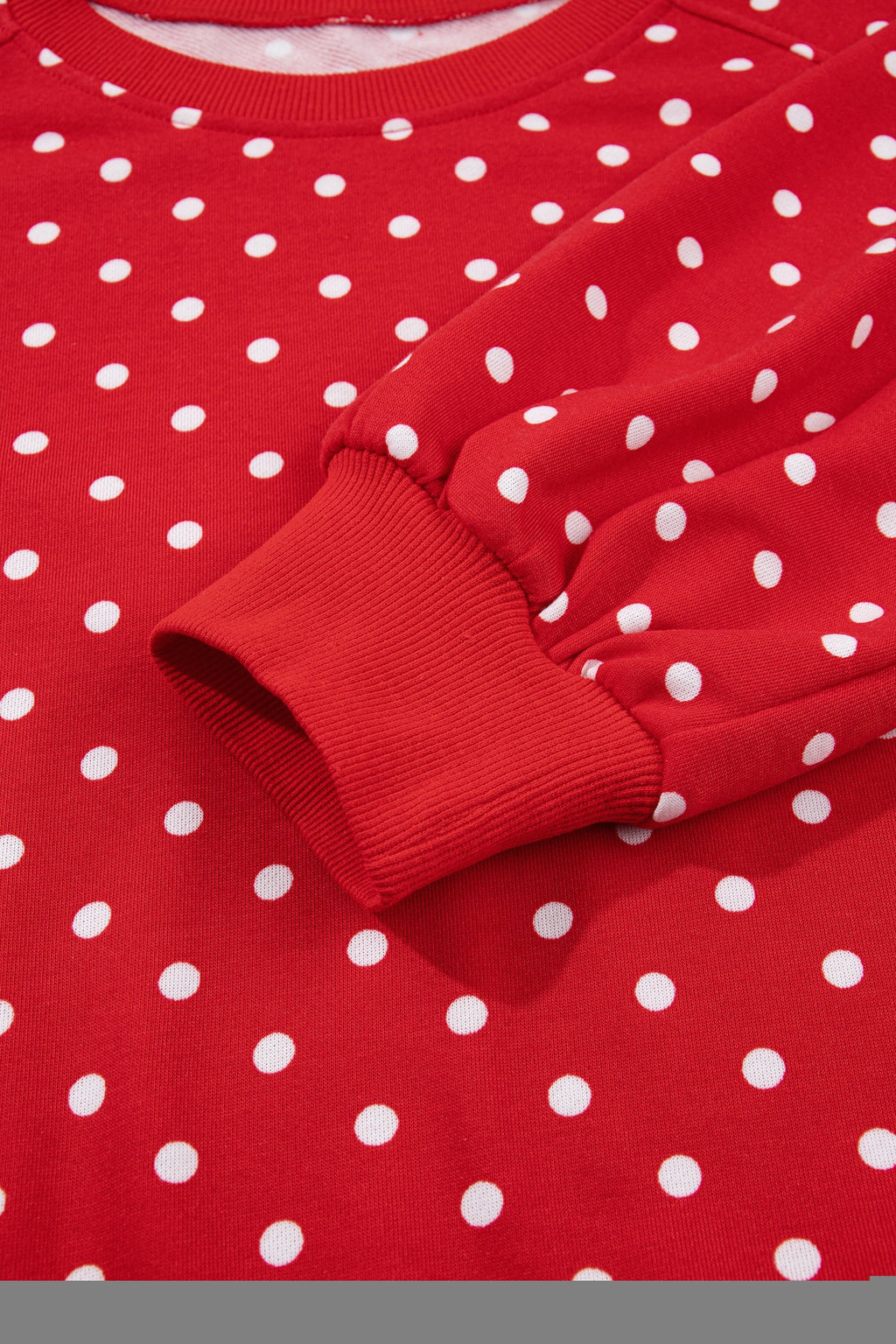 Jane Polka Dot Drawstring Wide Leg Long Sleeve Top Pant Set Outfit