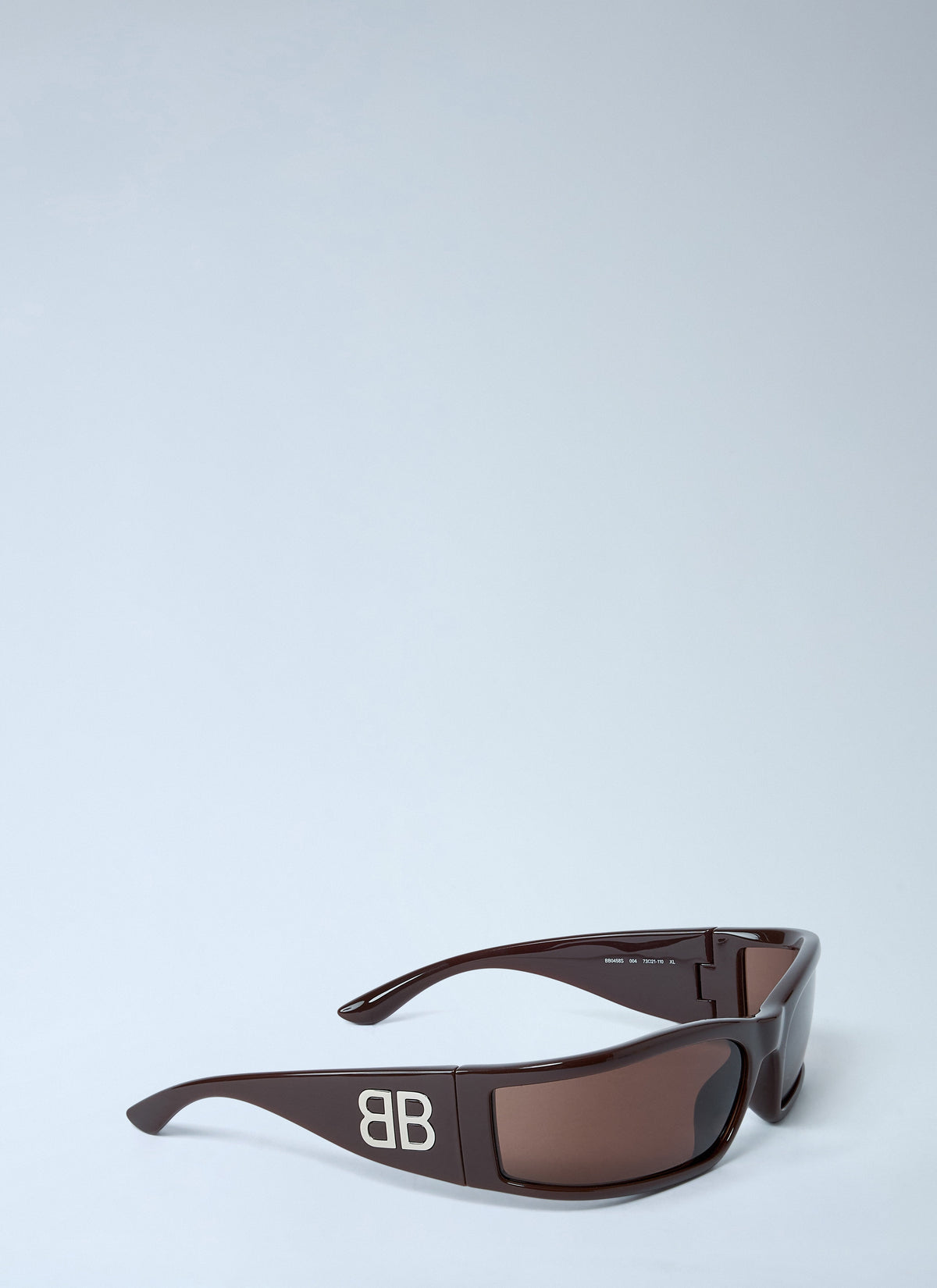Balenciaga Men's Sunset Rectangle Sunglasses side logo