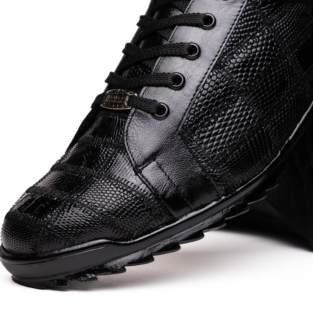 Bari Genuine Lizard skin sneakers men's casual Marco di Milano