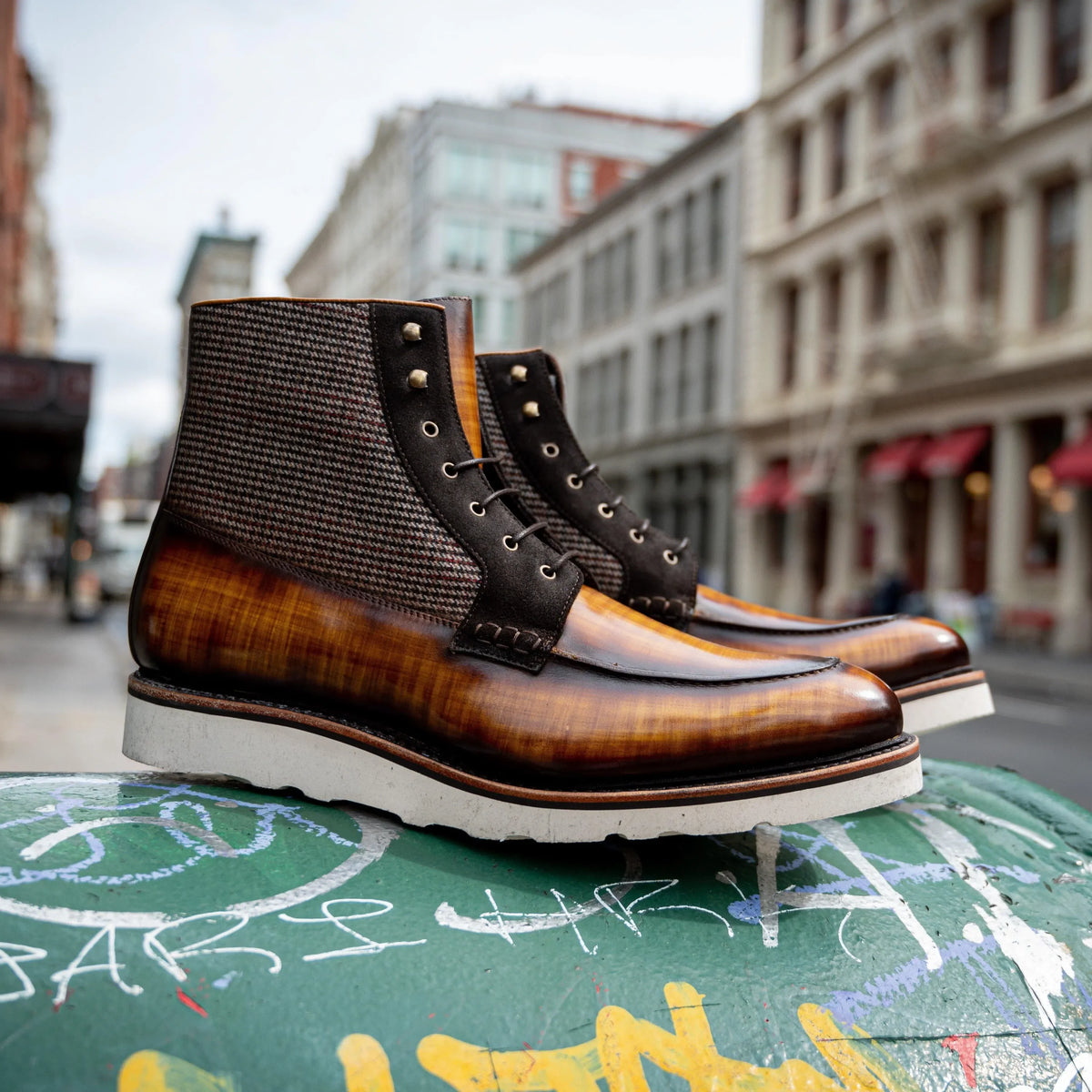 Brooklyn Patina Moc Boot II Men's Que Shebley
