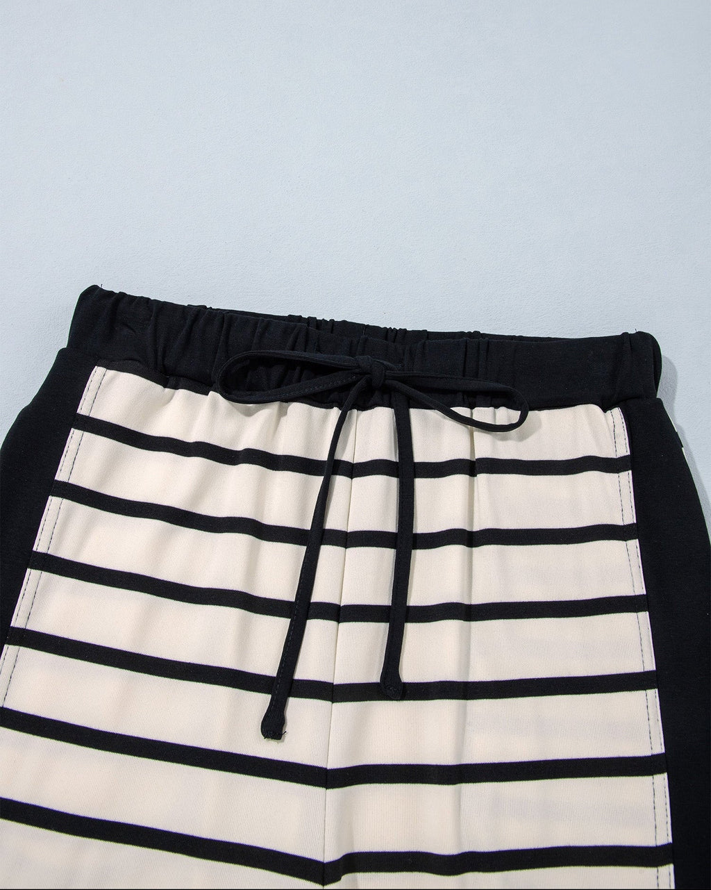 Lily Drawstring Pant Set Outfit 2 piece striped ladies Indie