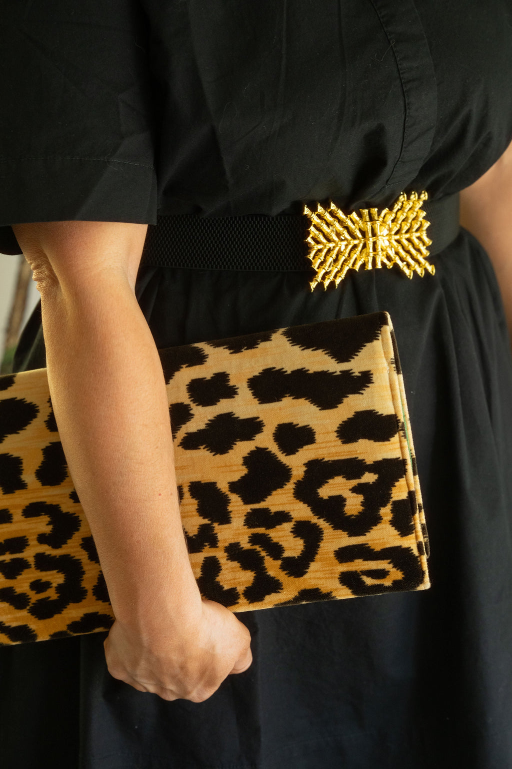 Ashley Clutch handbag purse Garland Bags leopard cheetah
