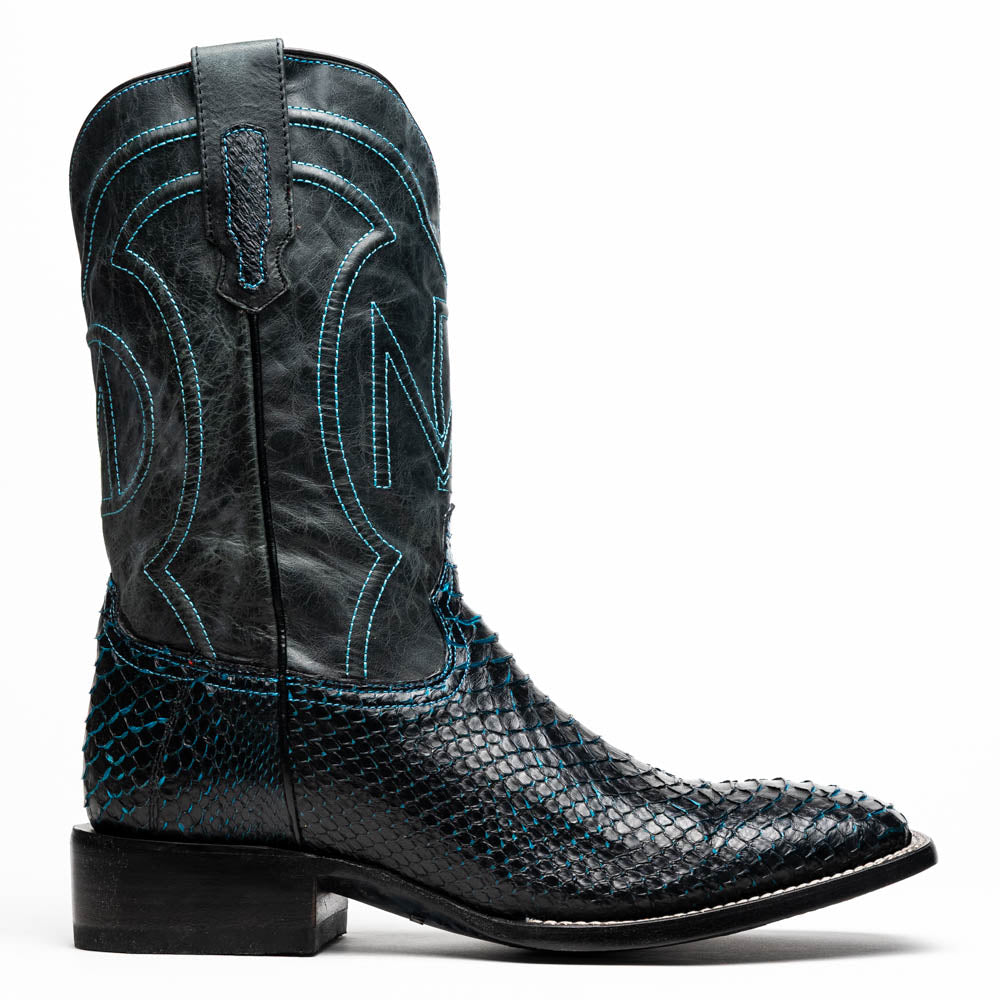 MARCO di MILANO Missouri Black / Blue boots python men's