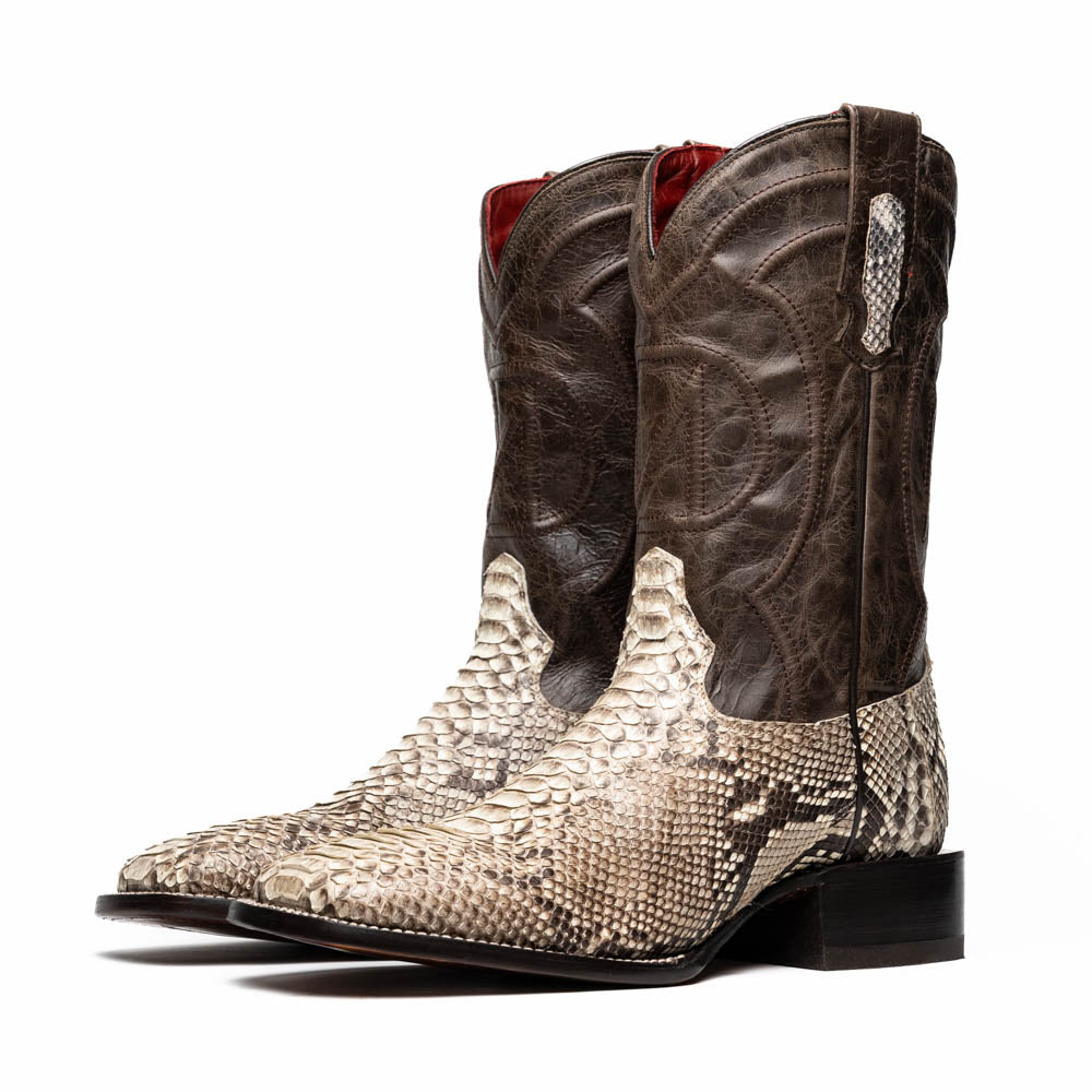 Marco Di Milano Missouri men's Natural python snake skin boots