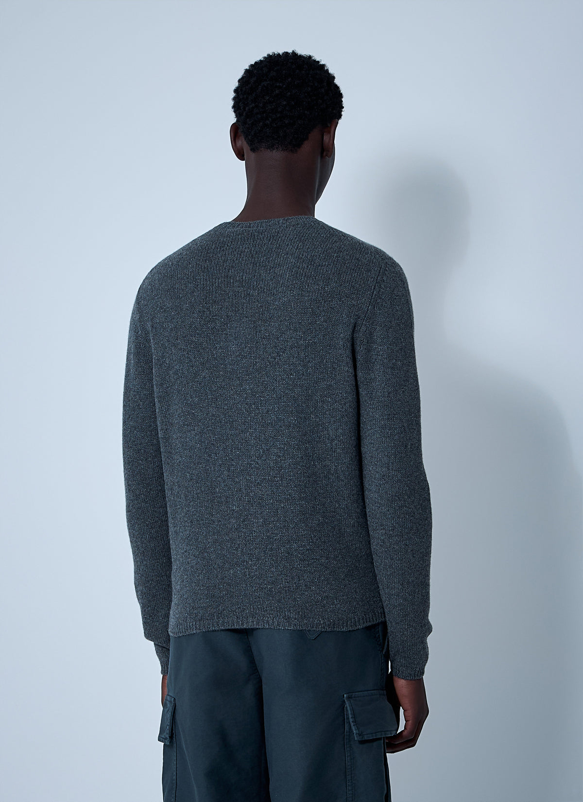 Prada Men's Cashmere Sweater blue pullover crew neck