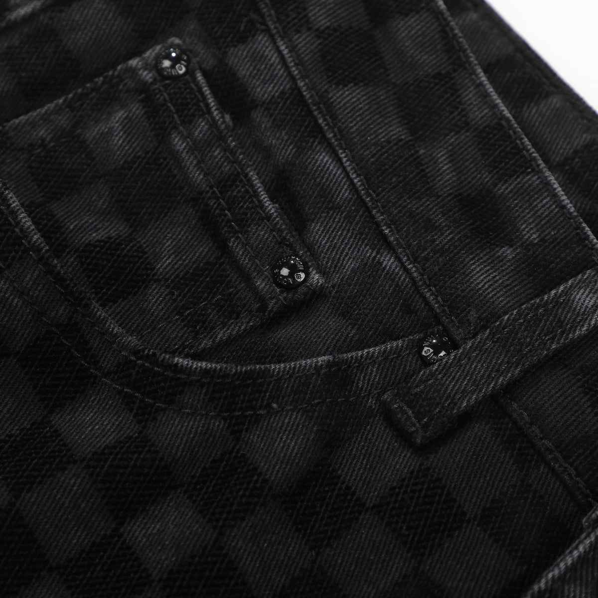 LV BLACK DENIM JEANS 34 X 32 Louis Vuitton men's Damier