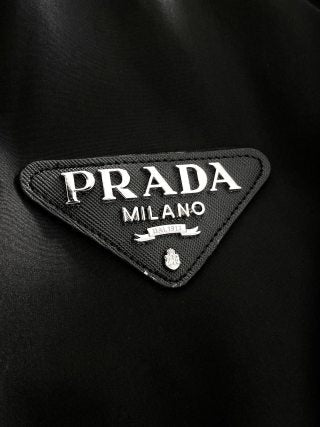 Prada Jacket coat Black White  Men's Unisex