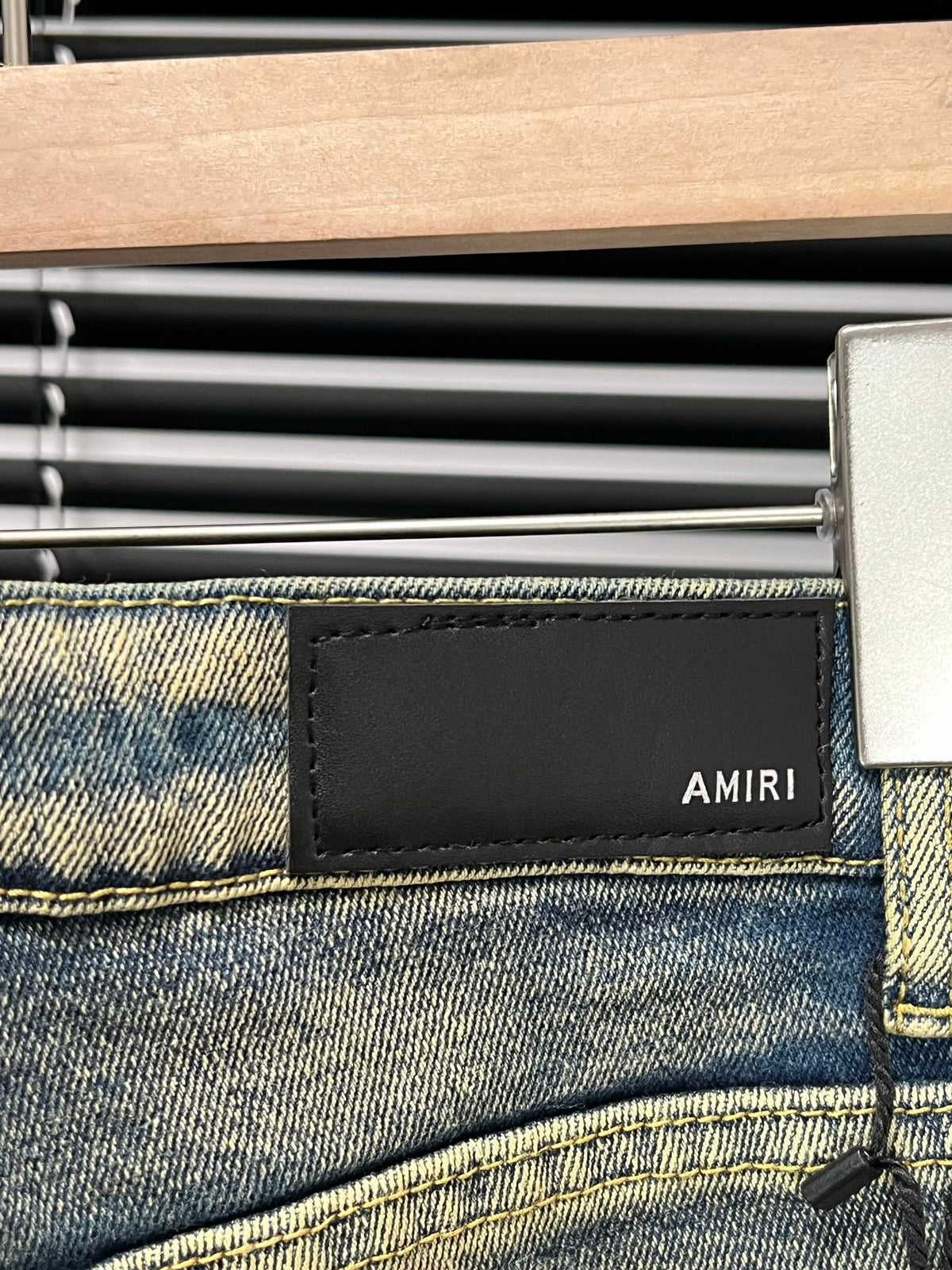 AMIRI Embroidered Stretchy Slim Fit Flared Jeans Men's