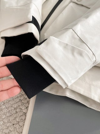 Prada Jacket coat Black White  Men's Unisex