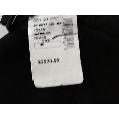 ALAIA Paris Runway skirt 40 high waist side buckle $2,520 gabardine couture-Clothing, Shoes & Accessories:Women's Clothing:Skirts-Alaia-40-Black-Jenifers Designer Closet