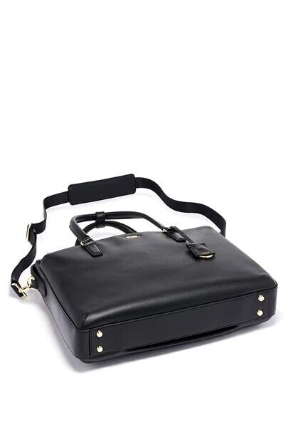 TUMI Chandler business briefcase tote carry-on bag laptop Voyageur leather