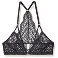 ROSAPOIS lace bra 32B sheer bralette adjustable straps black romance-Clothing, Shoes & Accessories:Women's Clothing:Intimates & Sleep:Bras & Bra Sets-ROSAPOIS-32B-Black-Jenifers Designer Closet