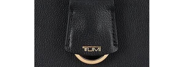 TUMI Chandler business briefcase tote carry-on bag laptop Voyageur leather
