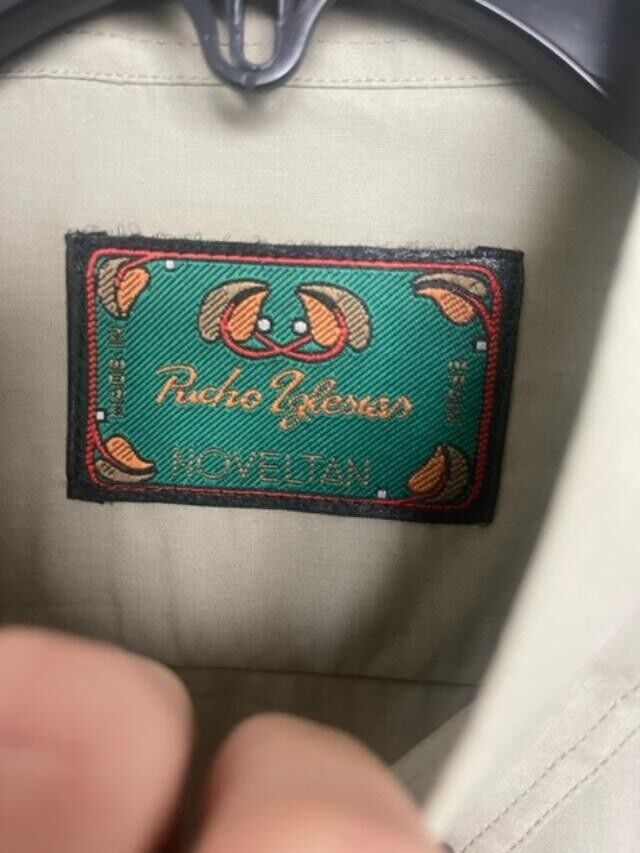 PUCHO IGLESIAS XL/5 Vintage Artist designed men's rare shirt parrots birds