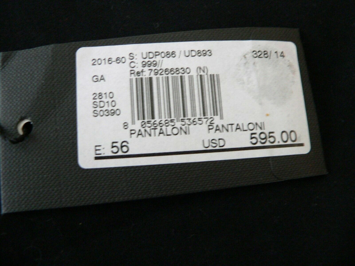 GIORGIO ARMANI black label 56 40 slacks pants men's soft cotton blend $595