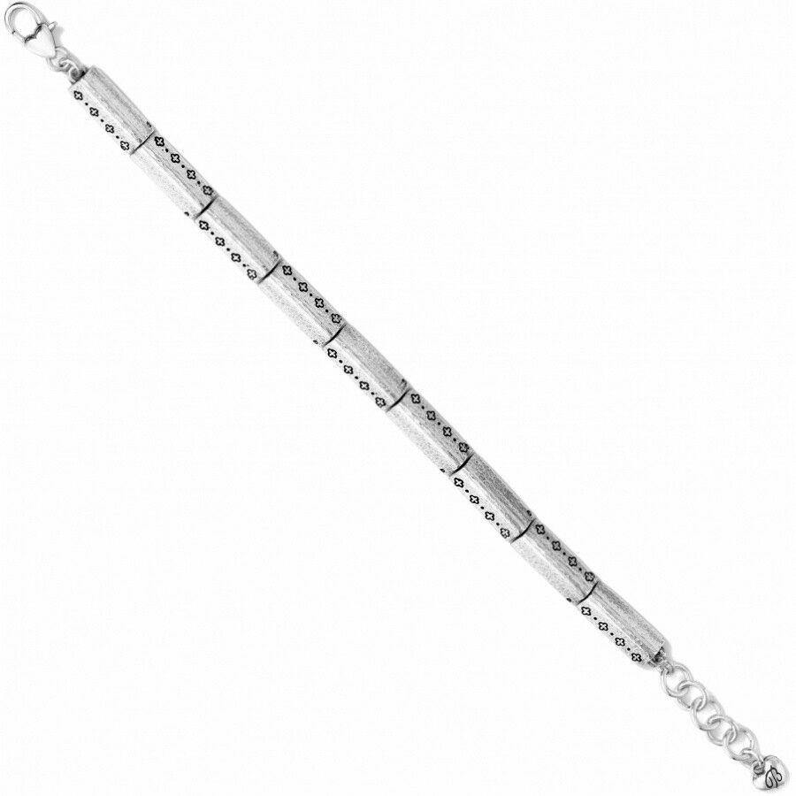 BRIGHTON Infinite silver bracelet designer chain ladies beads beaded - Jenifers Designer Closet