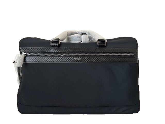 TUMI Newbury Duffel black carbon travel shoulder bag carry-on luggage Monroe
