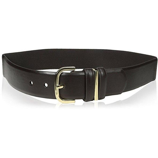 BIG BUDDHA brown stretch belt Size M/L metal keeper ladies designer-Belts-Big Buddha-Medium/Large-Dark Brown-Jenifers Designer Closet
